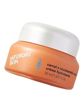 Saturday Skin NIB Carrot + Niacinamide Moisturizing Cream 1.69oz